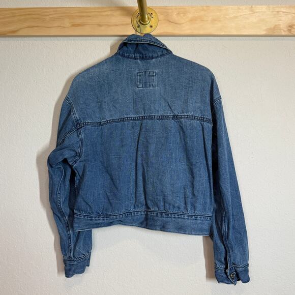 Women's Abercrombie & FItch Denim Blue Jean Jacket Size Medium - Picture 6 of 8
